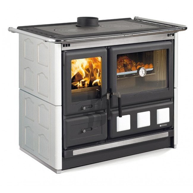 Cocina de Leña Rosa XXL Mayólica 10kW