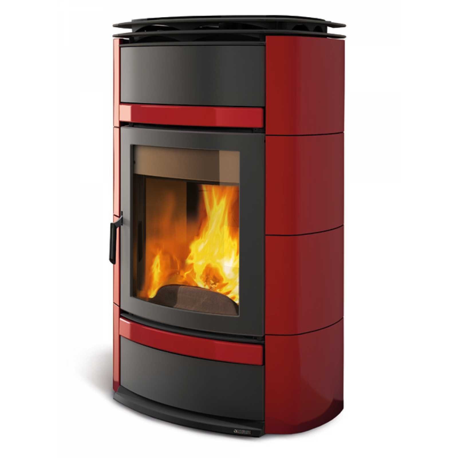 Estufa de leña hidro La Nordica Norma S Idro DSA de 25 kW