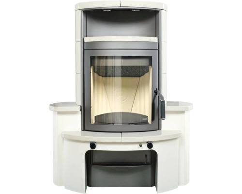 Kit de chimenea Hark Avenso GT ECOplus cerámica blanca 8 kWKit