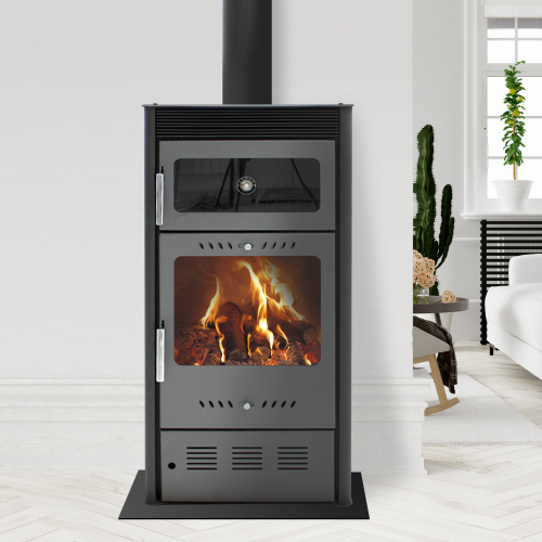 Estufa de leña Moderna Vita Luxe de 7