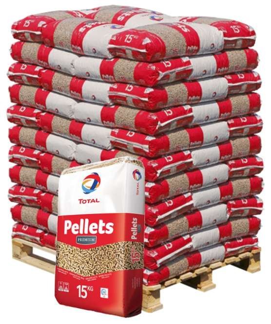 Palé de pellets Total Pellet Premium de 990 kg