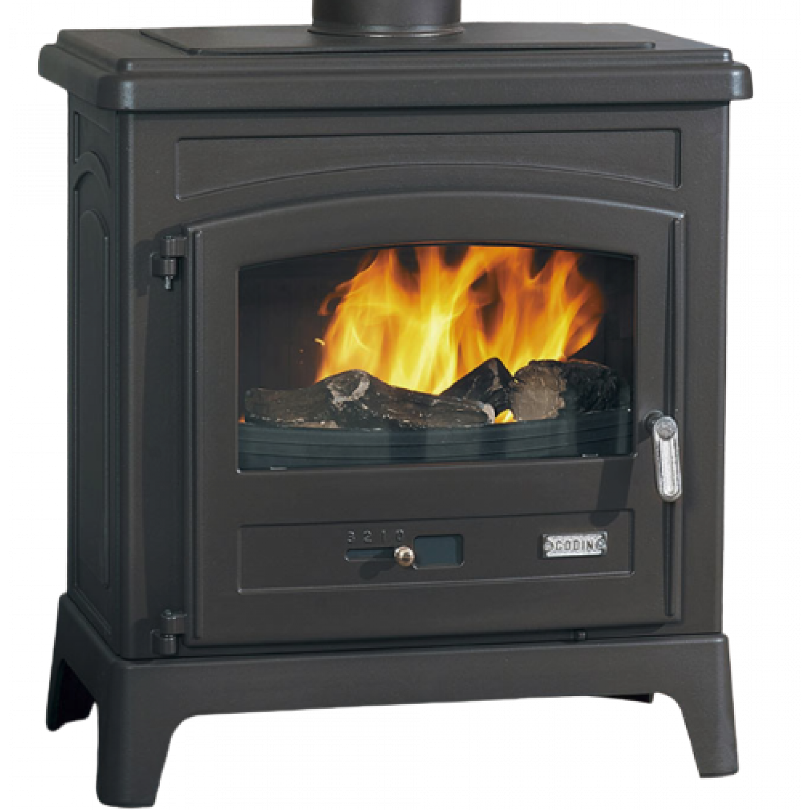Estufa de leña Godin Fonteval de 10 kW