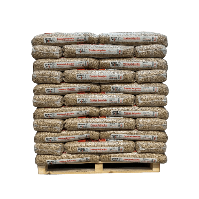 Dos palés de pellets alemanes ENplus A1