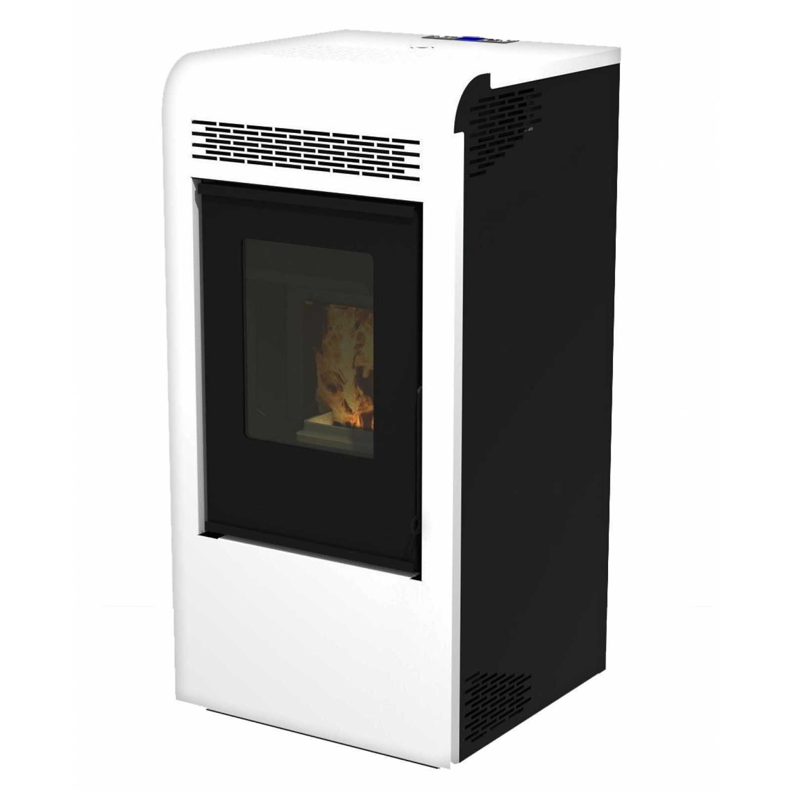 Estufa de pellets ETNA Vulcano canalizable de 15 kW
