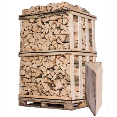 Palé de leña Brazeco de roble carpe y haya de 45 cm